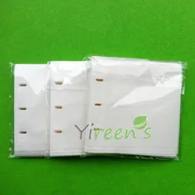 Custom70* 70 мм 3 отверстия Чай фильтры, пустой Чай мешок-фильтр бумаги Чай Сумка-Кофе фильтры, 20 шт./пакет, упаковать в мешок PP