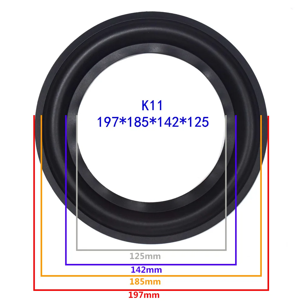 8 дюймов динамик резиновый объемный край НЧ-динамик ремонт складной край сабвуфера кольцо DIY ремонт аксессуары динамик подвеска - Цвет: K11