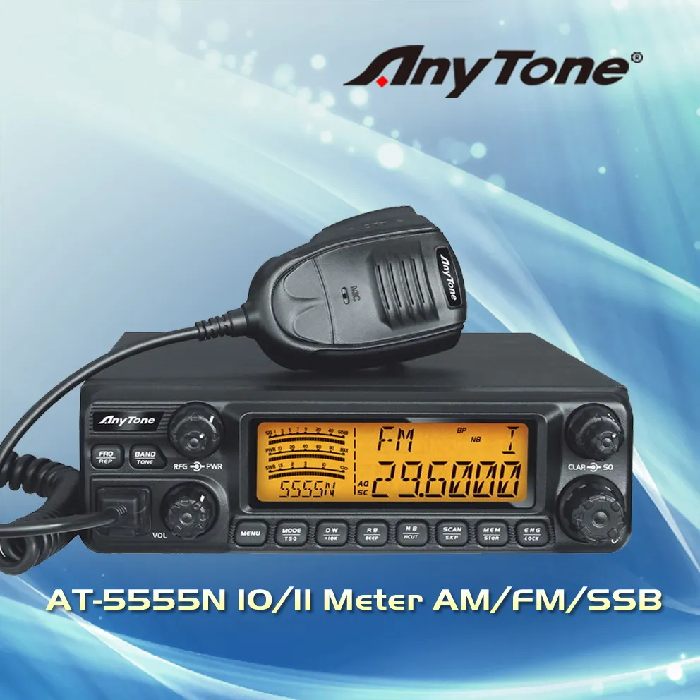 Anytone AT5555N new AM/FM/SSB 10 meter radioin Walkie Talkie from Cellphones