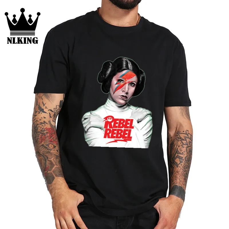 Звезда Давида футболка йода Дарт Вейдер Футболка Camiseta wars leia Rebel BOWIE мужская