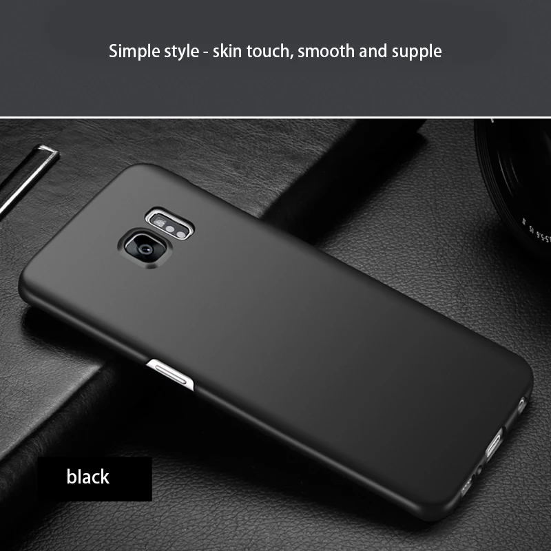Роскошный тонкий жесткий чехол для телефона для samsung S8 S9 плюс S6 S7 край A6 A8 J4 J6 J8 A3 A5 A7 J3 J5 J7 Neo матовое покрытие