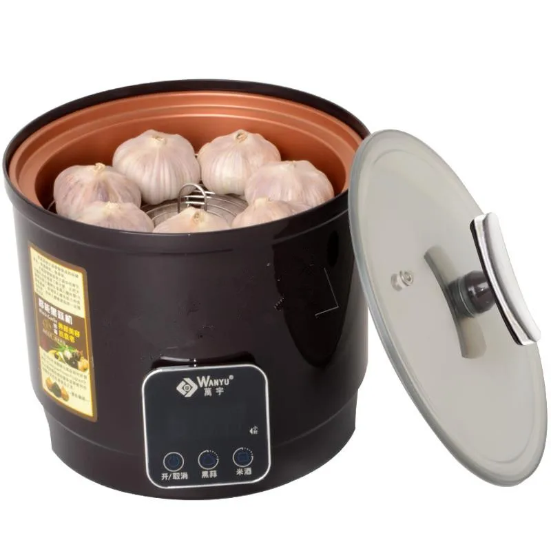 

220V Automatic ELectric Black Garlic Fermenting Machine Touch Screen Household 6L Zymosis Garlic Maker Easy Operation EU/AU/UK