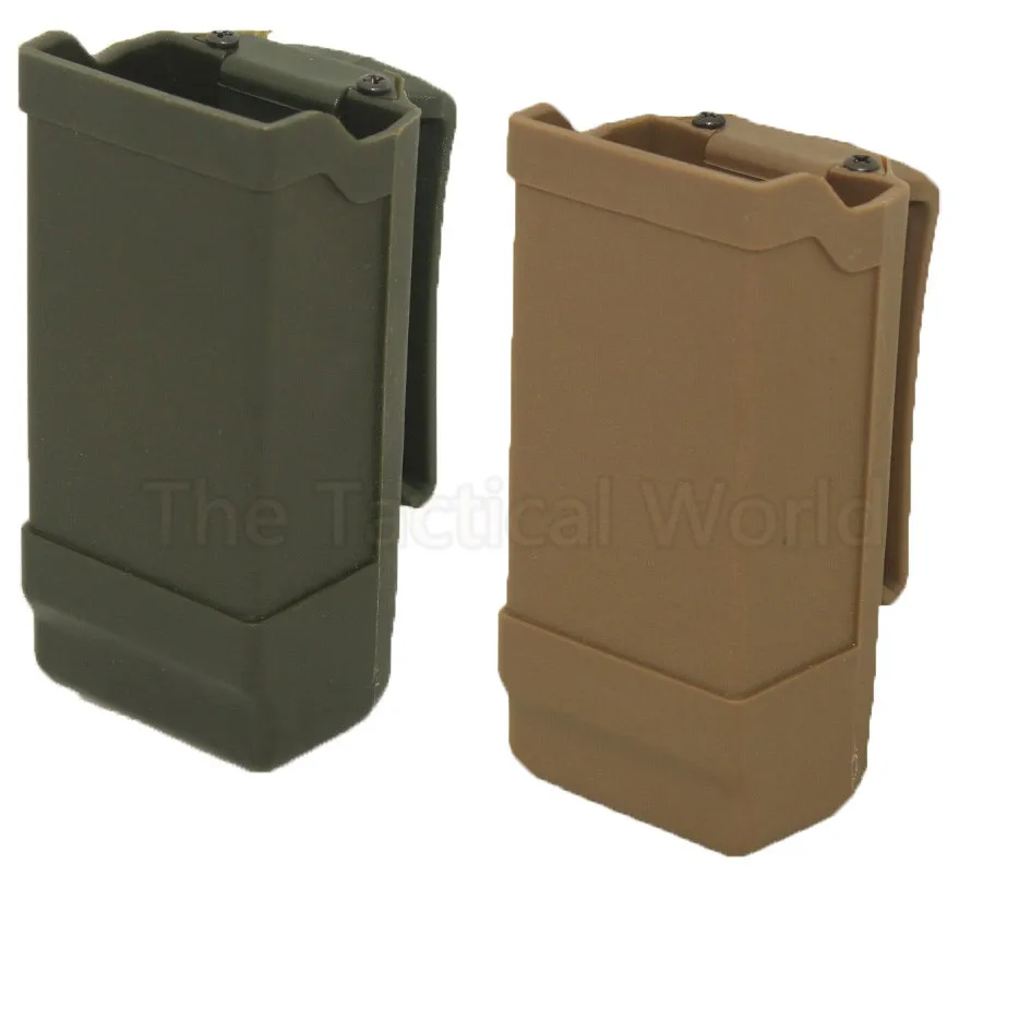 

Tactical Airsoft CQC Magazine Pouch Carrier Carbon Fiber for 9mm to .45 caliber for GL Colt SP226 HK USP Hunting Accessories
