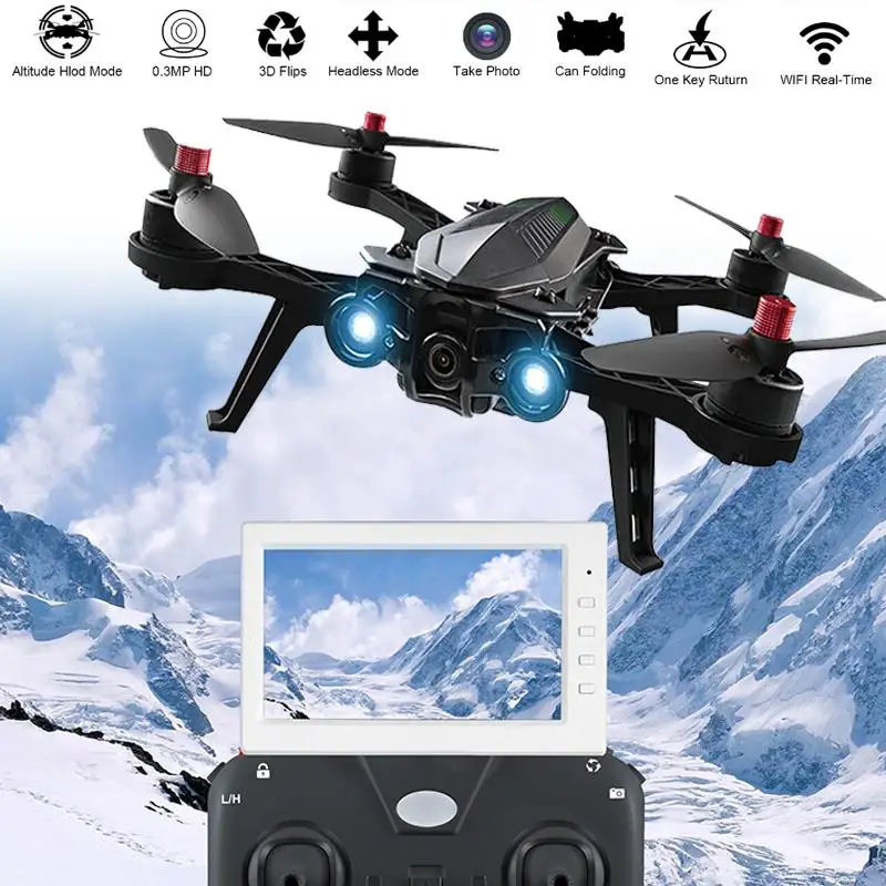 

MJX Bugs B6 Racing RC Quadrocopter Mini Drone With Camera 2MP Helicopter Aircraft FPV Drone Real-Time Image RC Quadcopter RTF