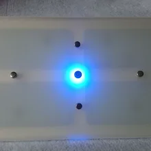 12V DC холодный белый/теплый белый светодиодный потолочный светильник с кристаллами на крыше Караван/RV/дом на колесах/морской