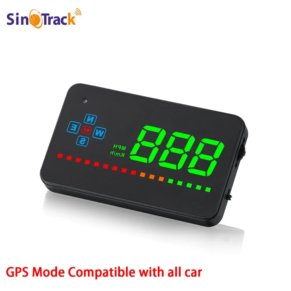 

Car GPS Head Up Display HUD Compatible with All Car Speed Projector GPS Digital Speedometer A2 Electronics Windshield Projector