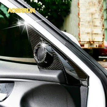 

AOSRRUN Carbon fibre door high tone loudspeaker hood Cover Car accessories For Honda Civic 10th 2016 2017 car styling