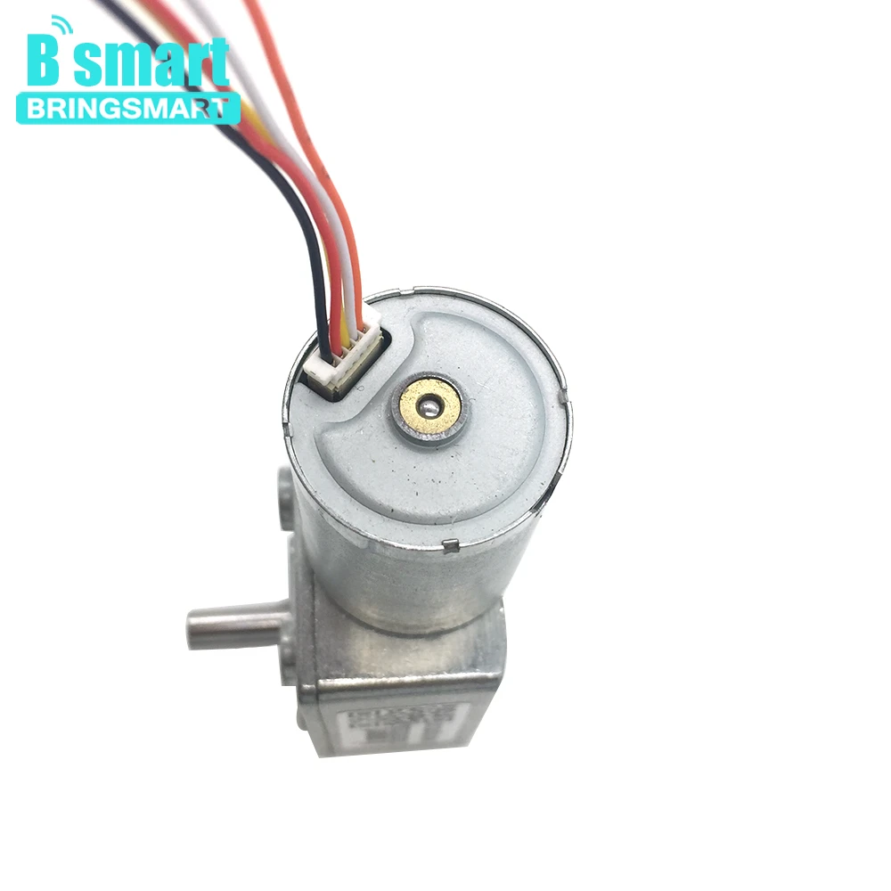 

Bringsmart 12v 24v DC Worm Gear Motor High Torque Low Noise Reversible Speed Measuring Brushless DC Motor For DIY PartJGY-2430