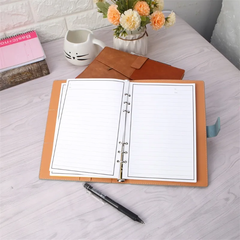 

1 PC Faux Leather Reusable Notebook Drawing Erasable A5 Notebook Leather Reusable Smart Notepad School Office Gift