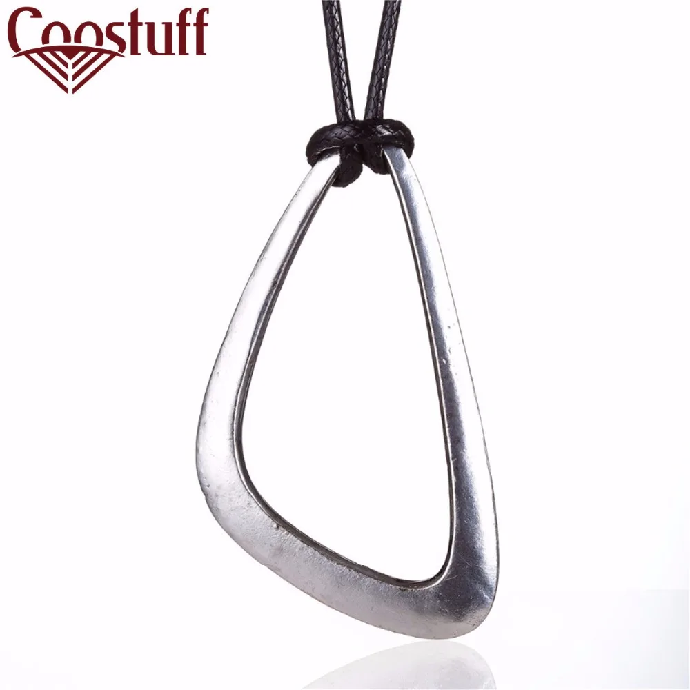 

2019 new men statement necklaces & pendants, Vintage Triangle pendant vintage Long necklace women christmas gift collares mujer