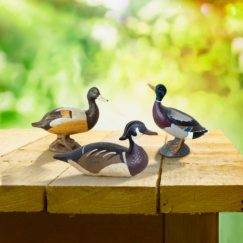 

European simple rural TV cabinet cabinet room Home Furnishing resin decoration study of soft decoration crafts duck