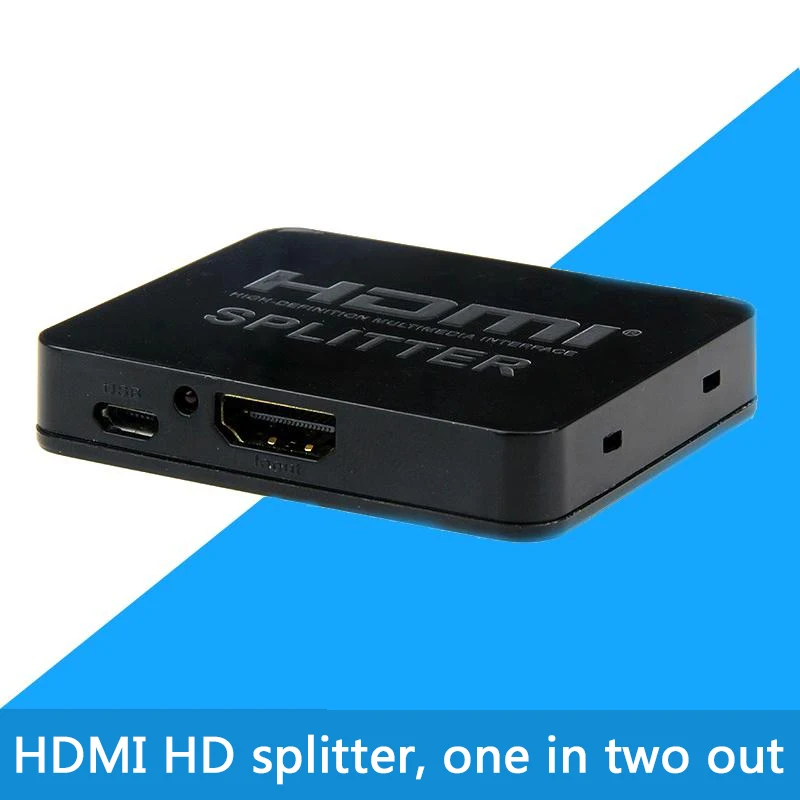 HDMI сплиттер 1 в 2 Выход 1080p 4K 1x2 HDCP Стриптизерша 3D коммутатор 2 порта концентратор для HD tv DVD PS3 Xbox tv BOX монитор