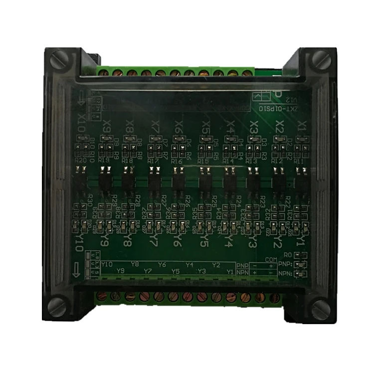 10 channels High Current Optocoupler Isolated Amplifier Board, NPN or