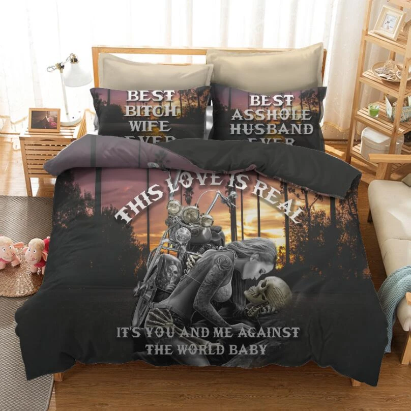 sugar skull baby bedding