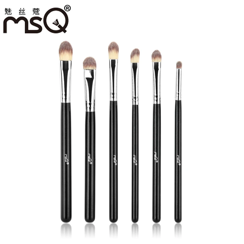 2016 MSQ brand makeup 6pcs professional eye makeup brush set High