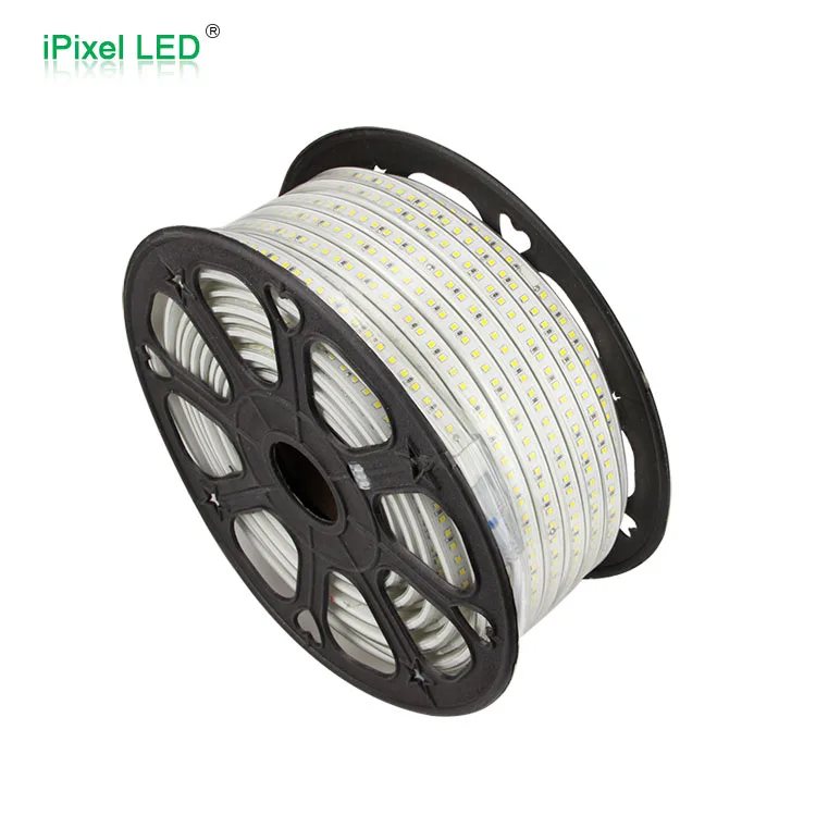 #Best PVC coated Waterproof 50m 2835 led strip 220V, high brightness high voltage led strip light