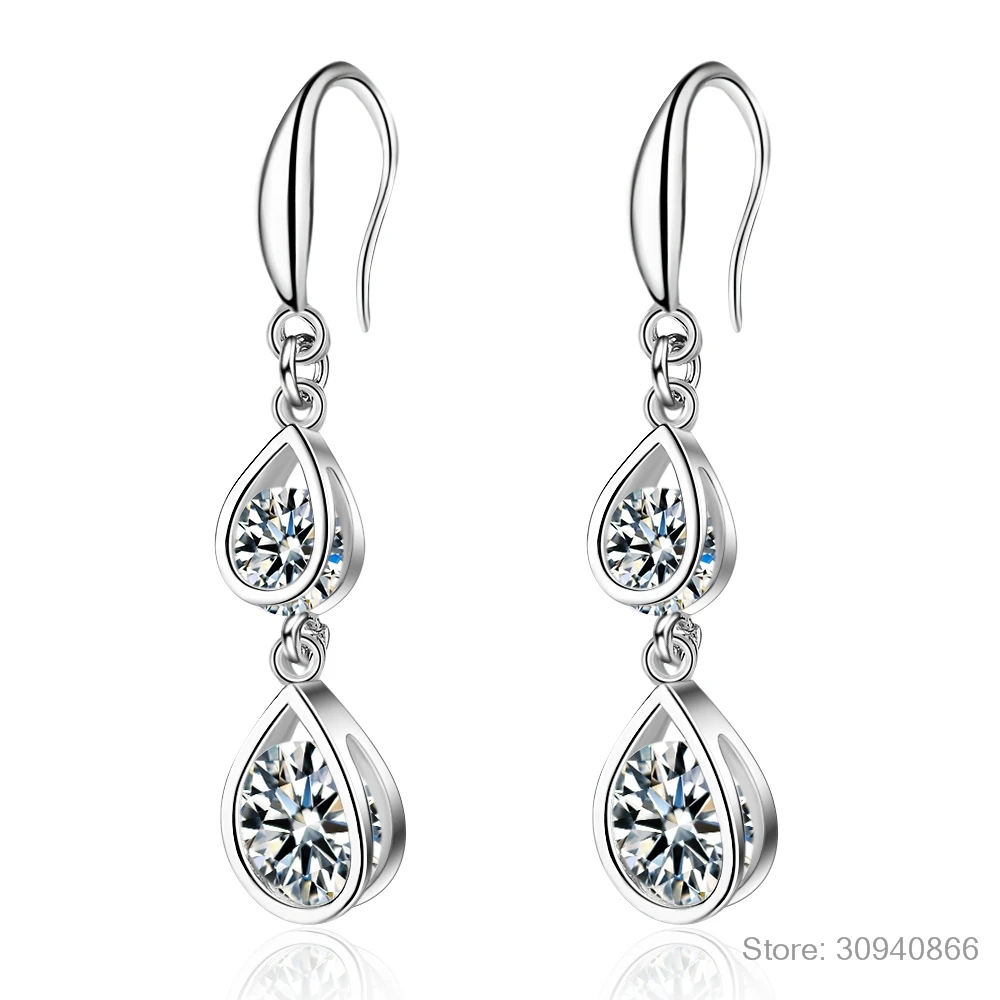 

New Arrival Authentic 925 Sterling Silver Exquisite Star Drop Earrings for Women Hyperbole Fine Tassel Jewelry Bijoux