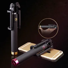 Выдвижная монопод Ручной палка для селфи новинка Мини Выдвижная ручной зеркало Self-portrait Стик для сотового телефона