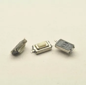 

Tact Switch 3*6*2.5MM 2pin SMD long-life white/red head Micro Switch button switch microswitch Vertical for MP3 MP4