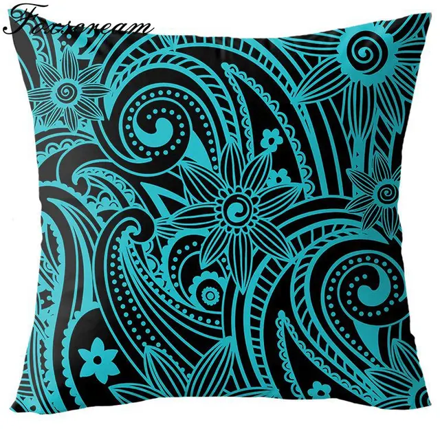 Aliexpress Buy Quatrefoil Turquoise Pillow Case Decorative Mesmerizing Cheap Turquoise Decorative Pillows Aliexpress Buy Quatrefoil Turquoise Pillow Case Decorative Mesmerizing Cheap Turquoise Decorative Pillows