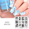 Nail Stamping Plate 46 Designs Nail Art Stamping Plate Flower Butterfly Geometric Patterns Nail Stencils Template Manicure Tools 4