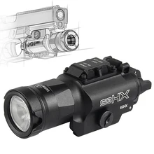 XH35 оружейный светильник с двойным выходом ультра-высокий белый светодиодный светильник для страйкбола с регулировкой яркости стробоскопа Тактический оружейный светильник для охоты