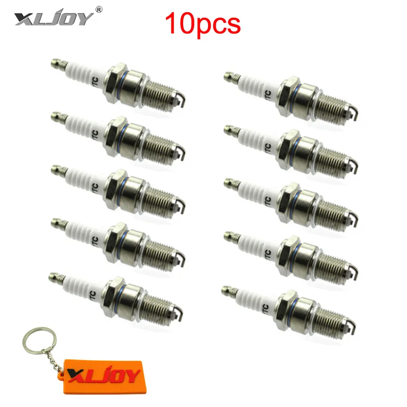 

XLJOY 10pcs F7TC Spark Plug For Honda GX120 GX160 GX200 GX240 GX270 GX340 GX390 Generator Lawnmower Water Pump Go Kart Mini Bike