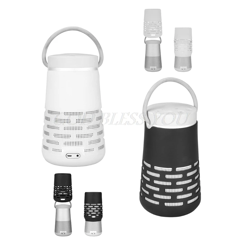 

Silicone Carry Case Protector Holder Sling Cover For Bose SoundLink Revolve Plus