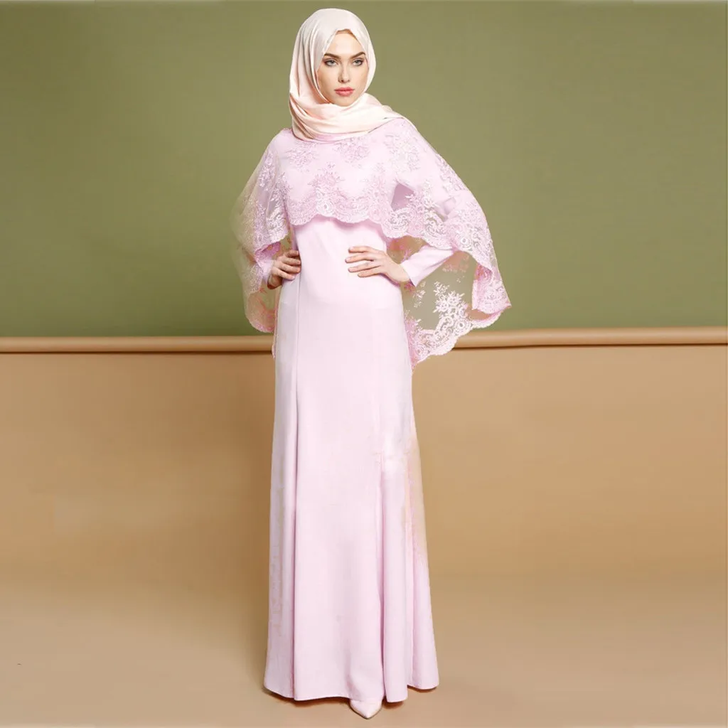 Длинное платье кардиган с цветочной вышивкой Abaya 4 10|Мусульманская одежда| |