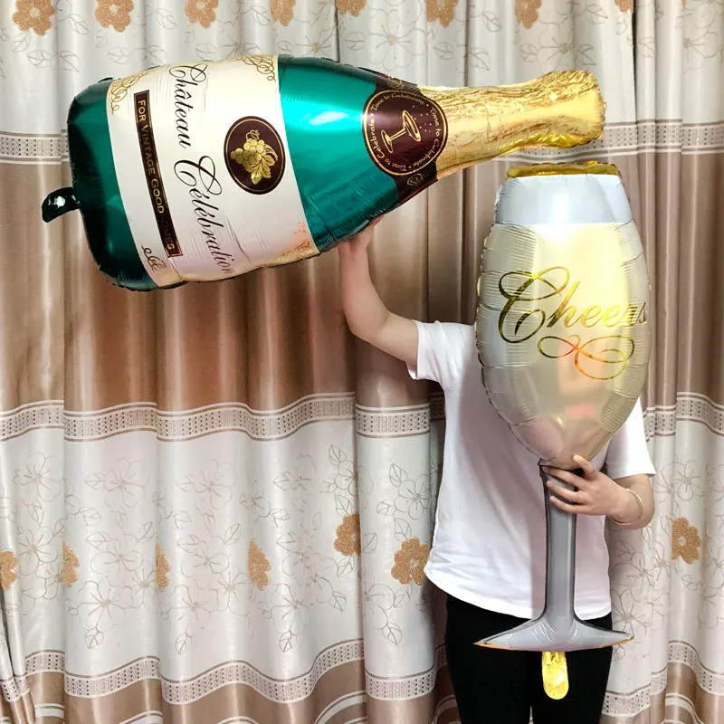 Большой Гелиевый шар шампанского Кубок шары для свадьбы и дня рождения вечерние украшения взрослых детей баллоны Globos события вечерние принадлежности