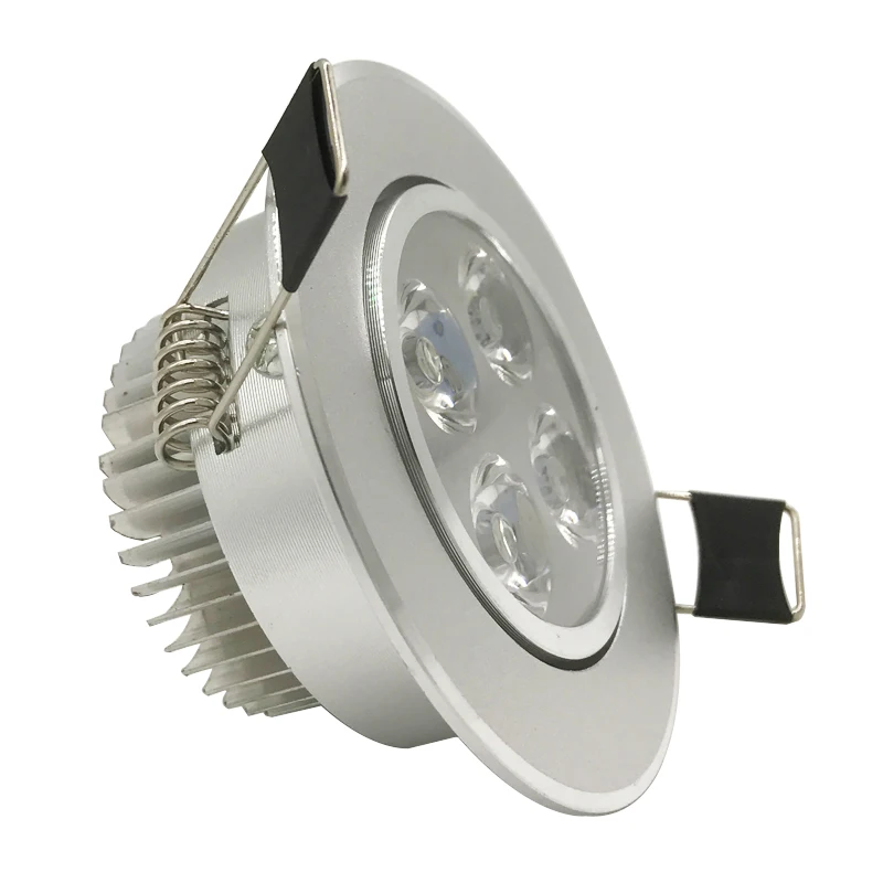 12 Вт светодиодный даунлайт с регулируемой яркостью/nodimmable светодиодный лампы 85-265 V светодиодное встроенное освещение с Светодиодный драйвер 3 года гарантии