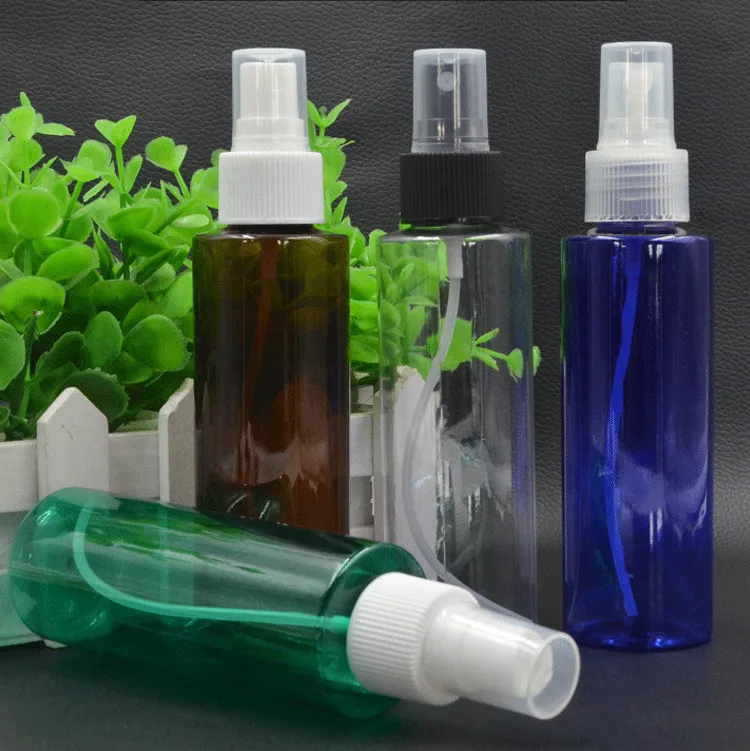 

wholesale 50ps 120ml for Cleaning, Travel, Essential Oils, Perfume refillable bottle Empty Plastic Fine Mist Spray Bottle