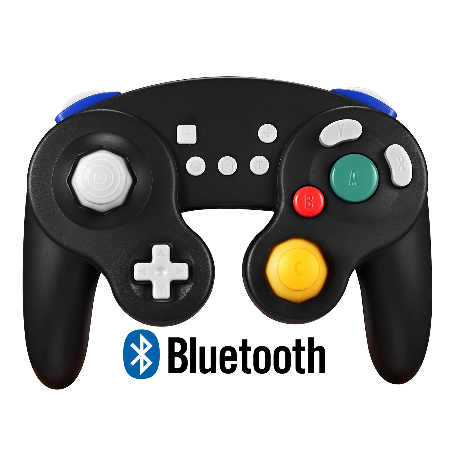 Беспроводной контроллер GameCube для Nintendo Switch версия bluetooth черного цвета совместим с