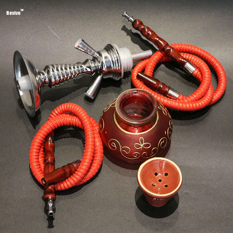 Оживить наргиле кальян полный набор 29 см кабулк красный цвет Chicha 2 высокого
