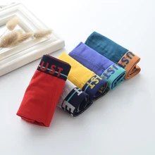 5 шт./партия, нижнее белье для мальчиков детские трусики хлопковые трусы-боксеры для мальчиков детские трусики детское нижнее белье для детей от 2 до 16 лет, BU019