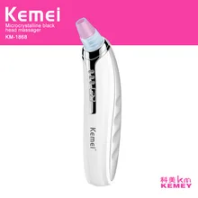 Kemei KM-1868, электрический портативный прибор для удаления черных точек, всасывающий очиститель пор для лица, средство для удаления акне, набор инструментов для ухода за кожей, косметическая машина