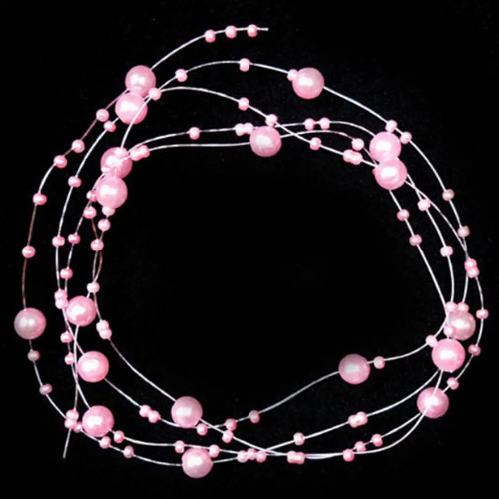 Buy 1.3 Meters Fishing Line Artificial Pearls Beads