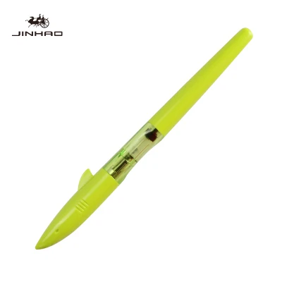 JINHAO SHAKR серия пластиковая перьевая ручка 0,5/0,38 мм Chil ручка для обучения каллиграфии школьные принадлежности 12 цветов на выбор - Цвет: Apple Green