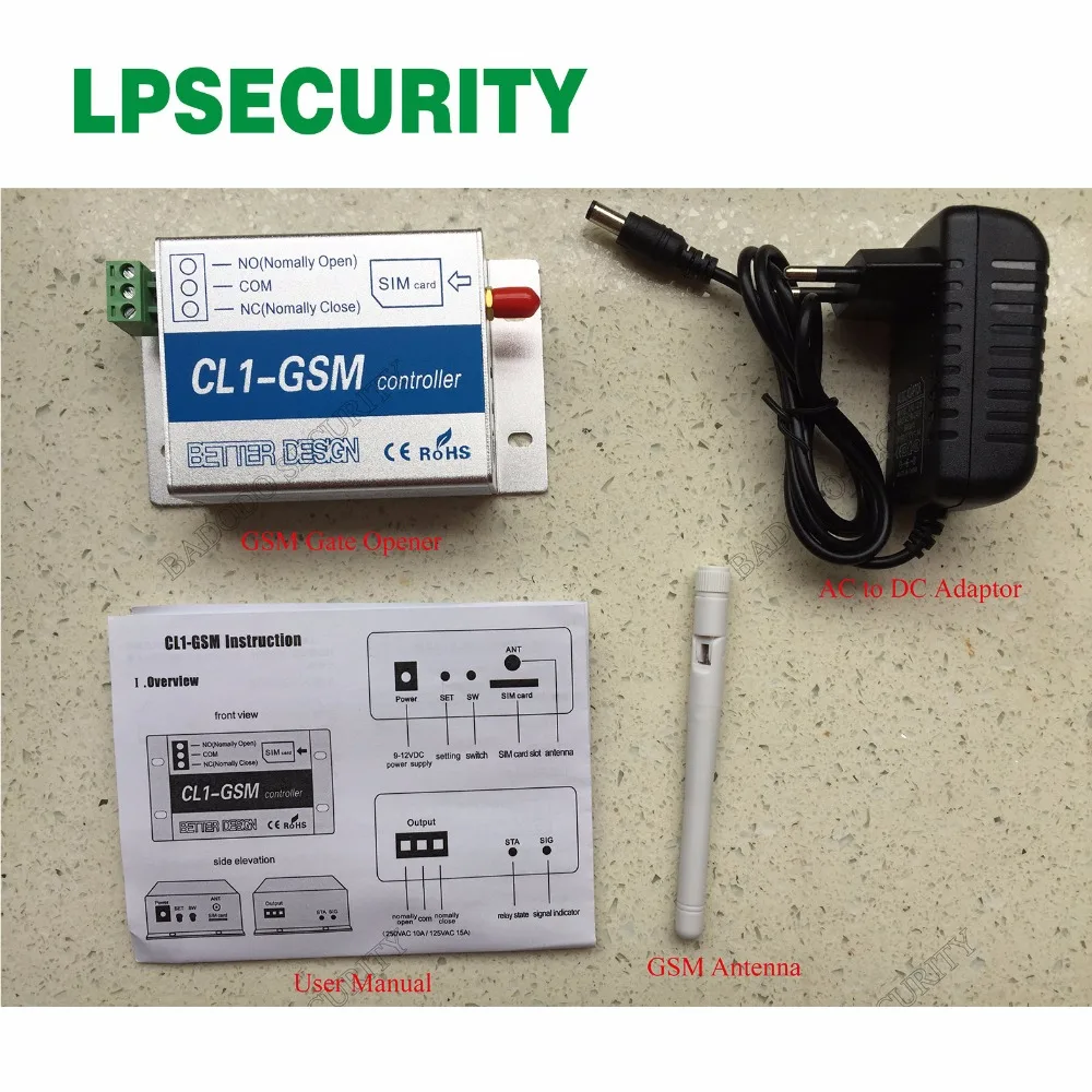 CL1-GSM беспроводной пульт дистанционного управления доступом GSM ворот GSM& SMS Умный дом система безопасности переключатель