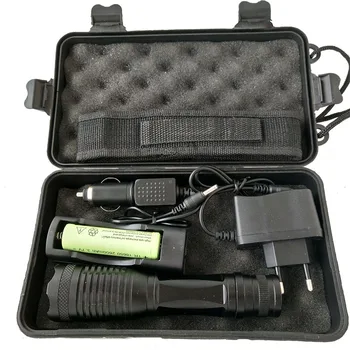 

Defense Bulbs Flashlight Led Light Torch Lanterna Fishing 4000lumens Xm Shock Resistant,Hard Rechargeable T6 Litwod