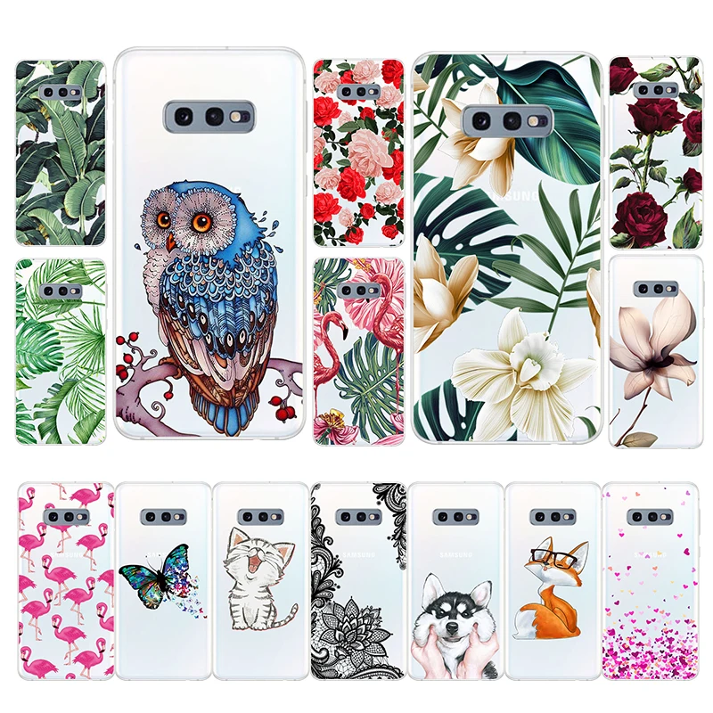 S10 для Capas Samsung чехол Мягкая задняя крышка Galaxy S10E Lite s 10 E Силиконовые чехлы S10Plus S10e