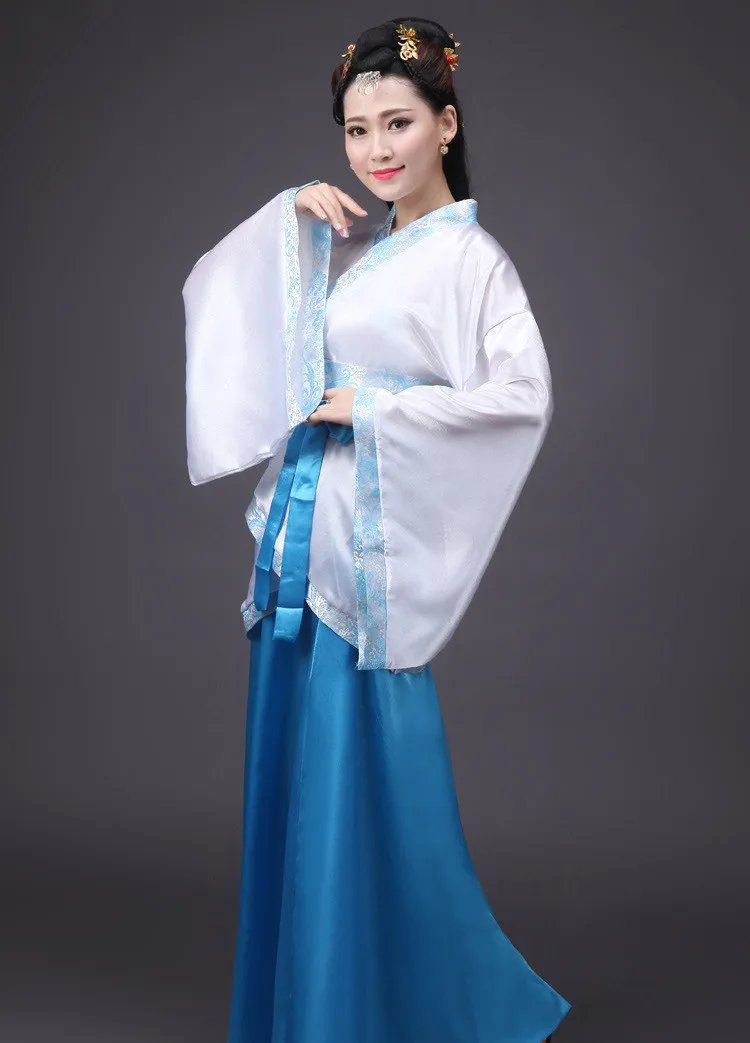Improved Women Hanfu Chinese Traditional Clothing Tang Dress Cosplay Costume
