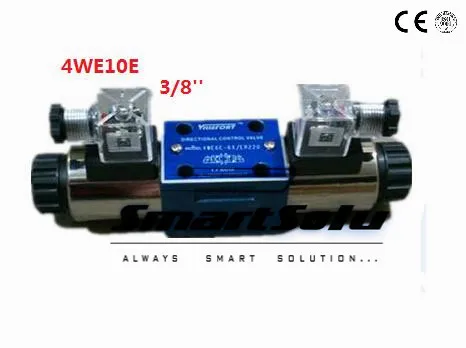 

Free shipping Rc 3/8 4WE10E double-end rexroth solenoid DC 24V directional control valve , New in Box