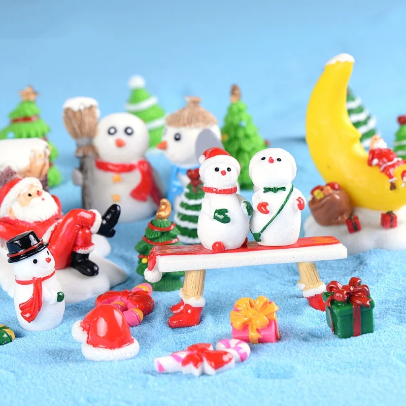 Miniature Resin Christmas Series Micro Garden Plant Bonsai Dollhouse Decorations YH-KTSF Miniature Resin Christmas Series Micro Garden Plant Bonsai Dollhouse Decorations YH-KTSF