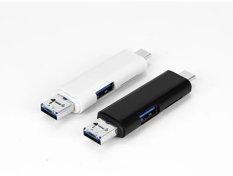 Все в одном считыватель карт памяти для Android OTG Micro usb type C USB C TF кардридер адаптер для Android ПК ноутбук