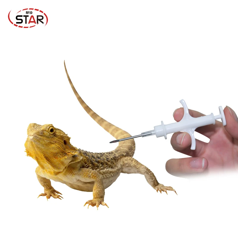 40pcs Small 134.2khz Animal Microchip Tags 1.25*7mm Pet Dog Cat Fish Id