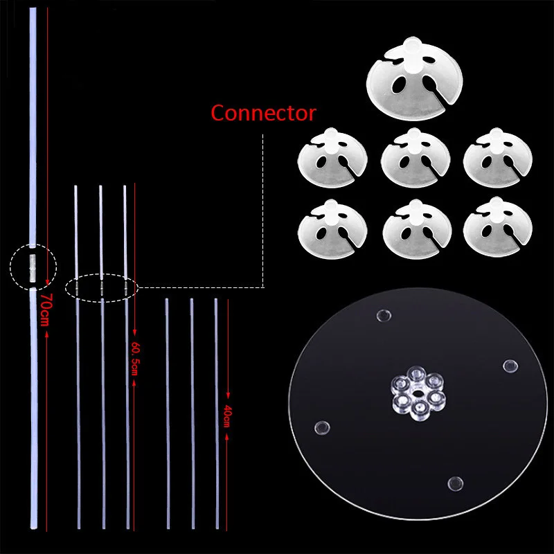 1 комплект, палочка для шарика, аксессуары для воздушных шаров, детские украшения на день рождения, держатель для баллонов, инструмент для баллонов, предложение свадебных декоров