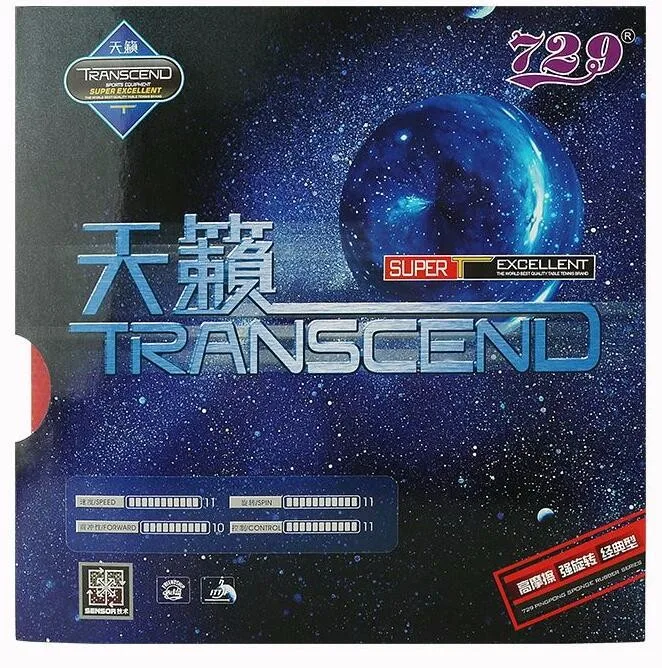 РИТЦ 729 TRANSCEND КРЕМ SP пунктов-В Настольный теннис (пинг-понг) Резина с губкой