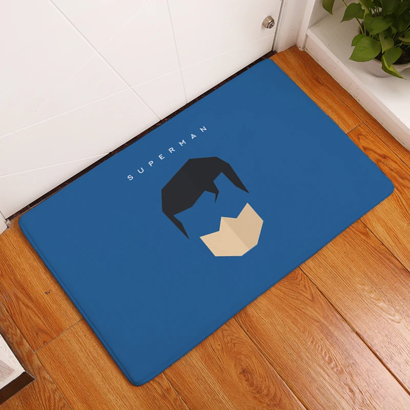 Новые противоскользящие ковры, Мультяшные персональные коврики с принтом супергероя, коврики для ванной комнаты, кухни, 40x60x80 см