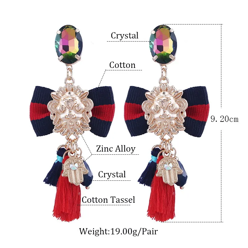 Earrings For woman Red Blue Oorbellen